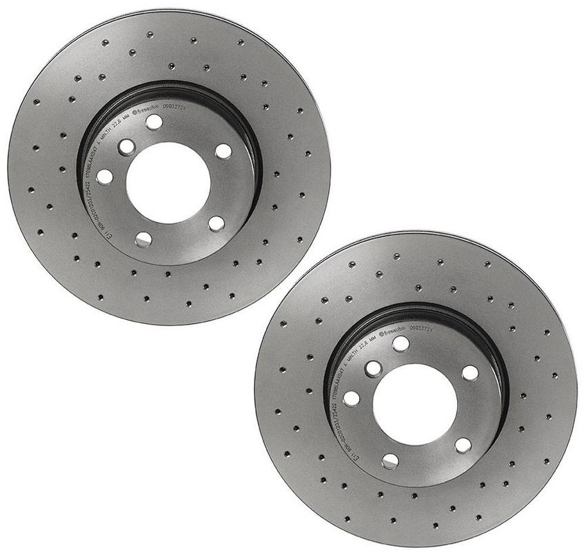 Brembo Disc Brake Rotor Set Front (312mm) (Xtra) Brembo 1745906KIT